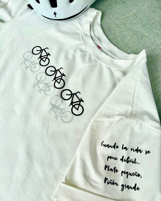 CAMISETA BICI BLANCA 🚲