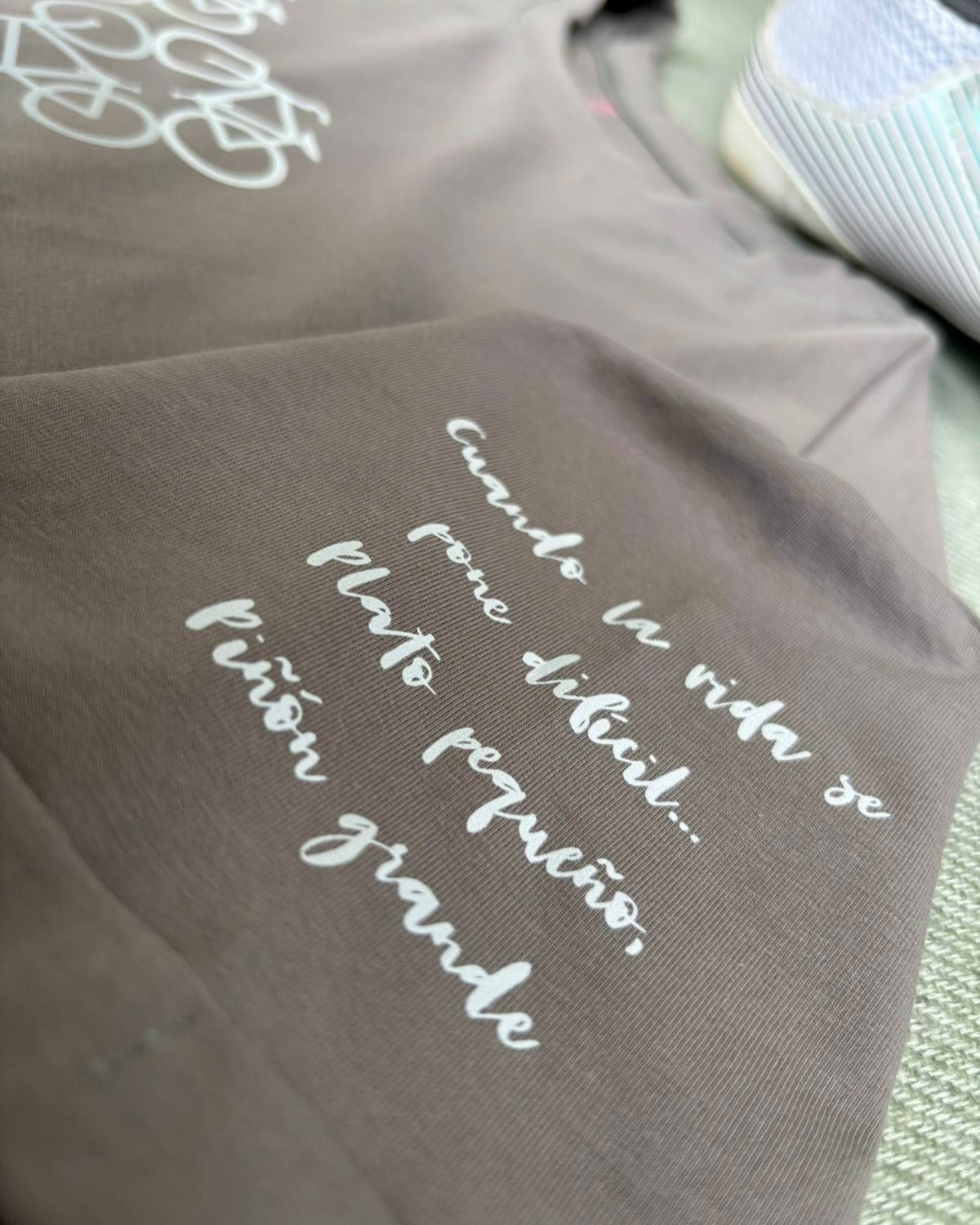 CAMISETA BICI GRIS 🚲