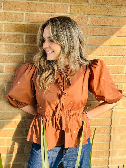 CAMISA NIZA COLORS CAFE