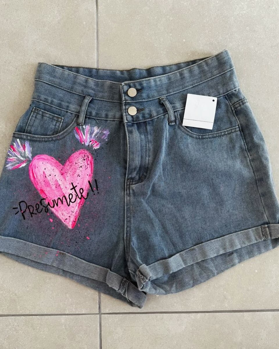 SHORT JEAN AZUL CLARO