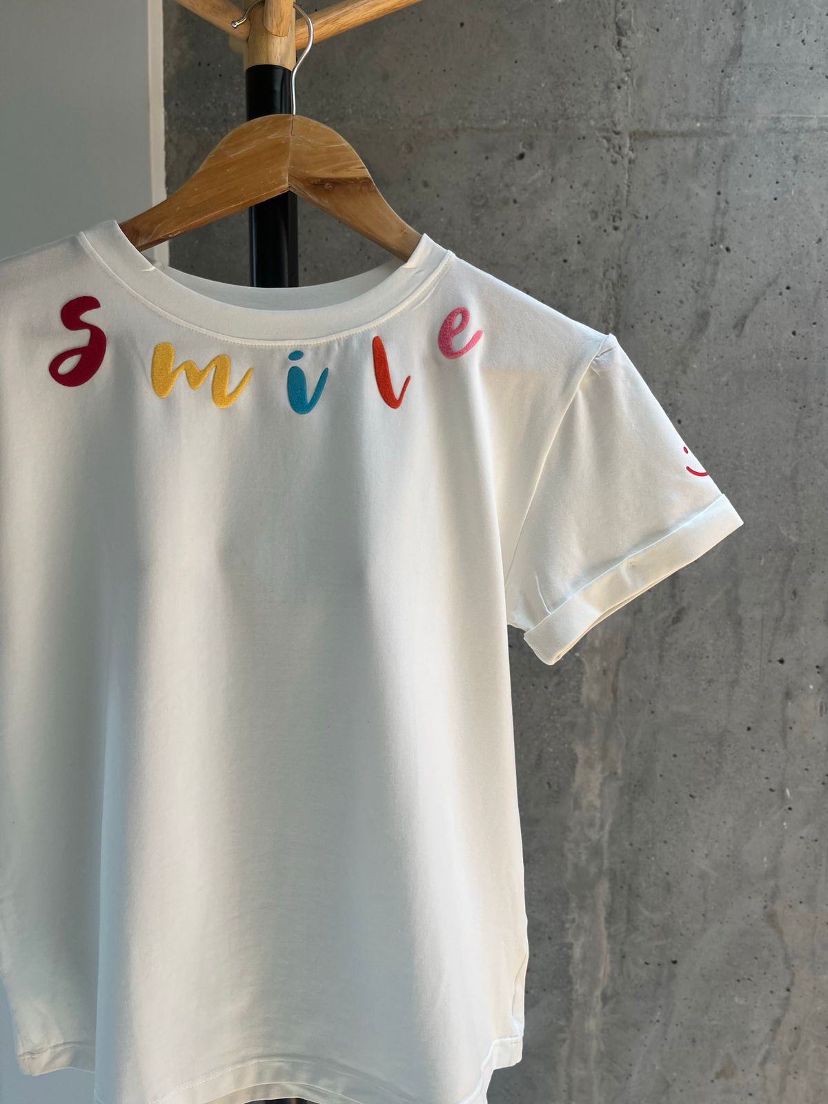 Camiseta Smile de colores