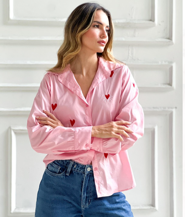 CAMISA ZULIA ROSADA