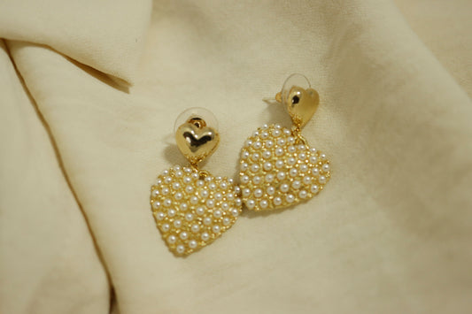 ARETES CORAZON PERLAS