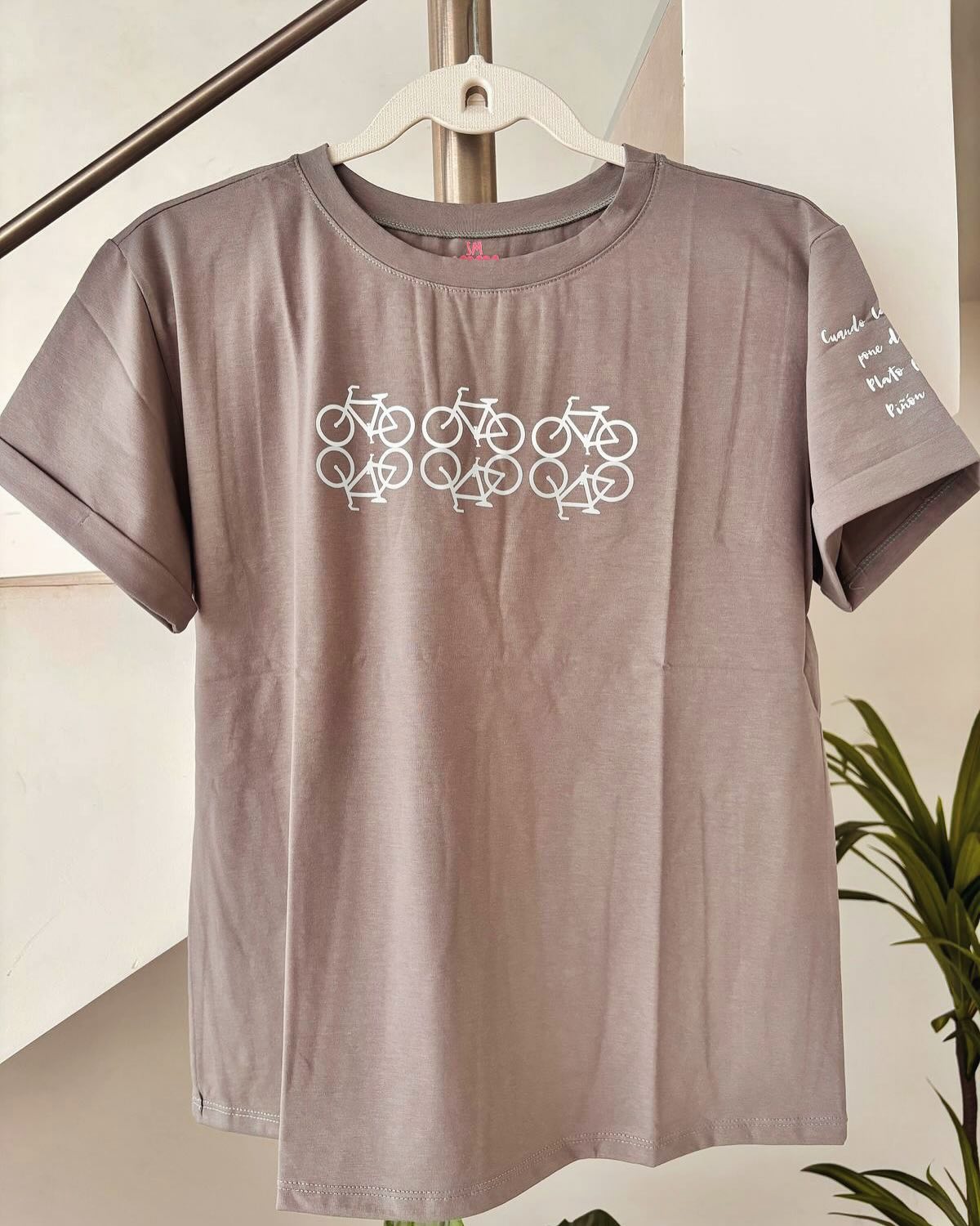 CAMISETA BICI GRIS 🚲