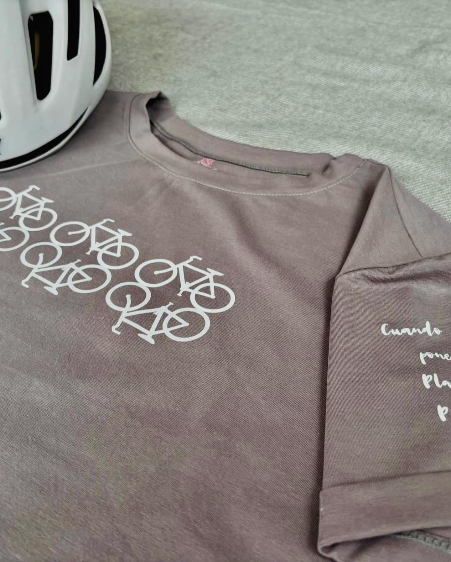 CAMISETA BICI GRIS 🚲