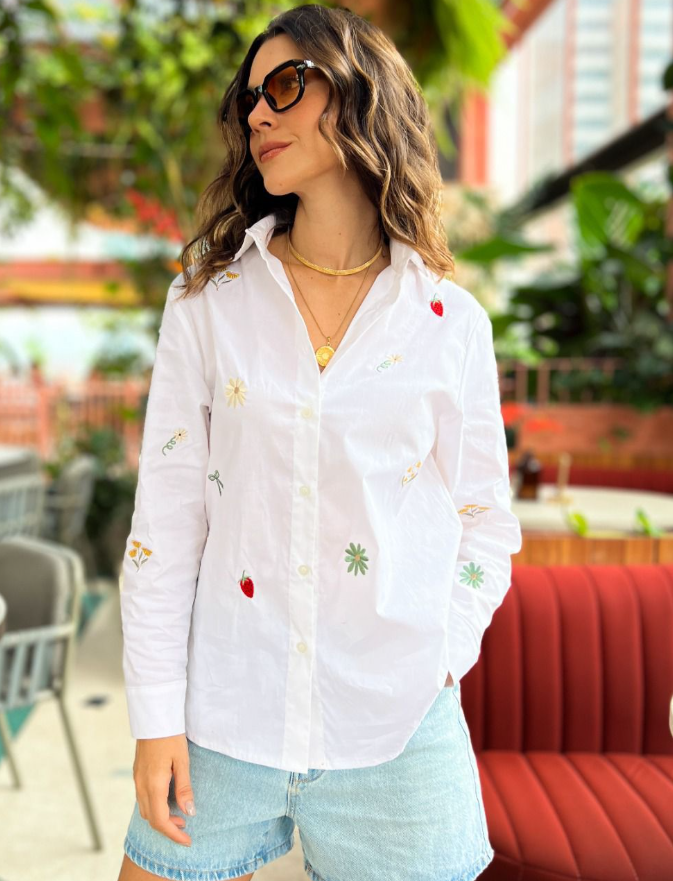 CAMISA BORDADA FRESI