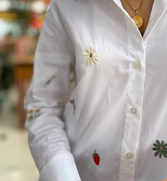 CAMISA BORDADA FRESI