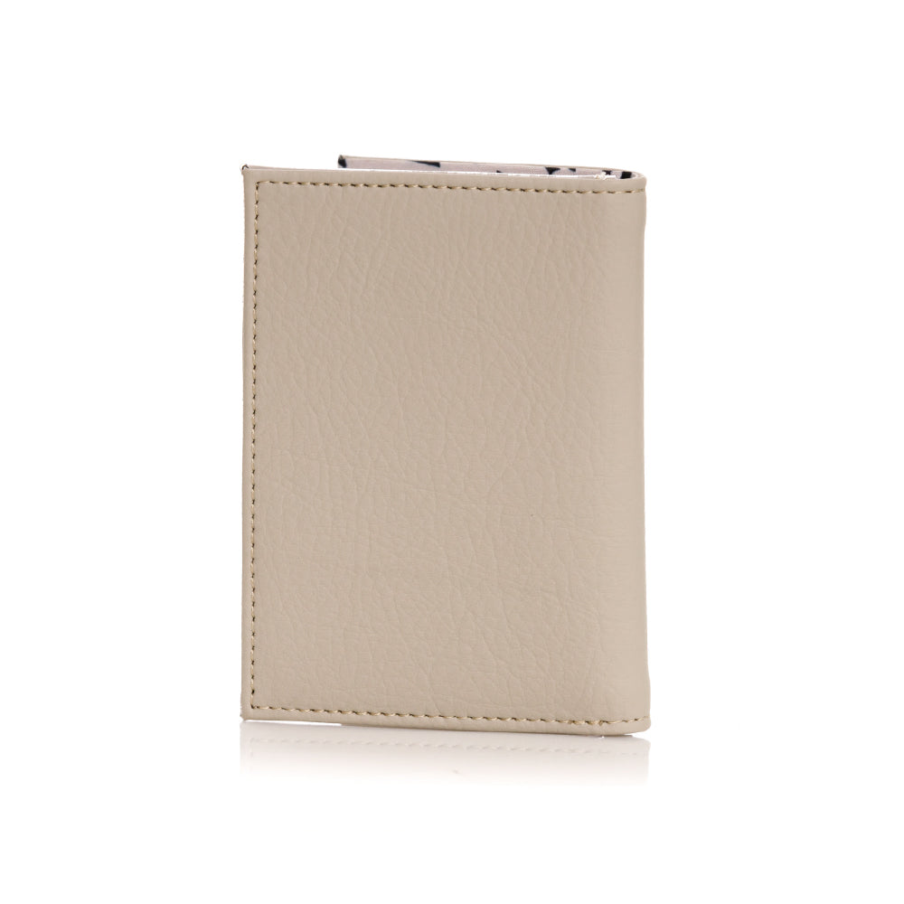 PORTAPASAPORTE BEIGE PARIS