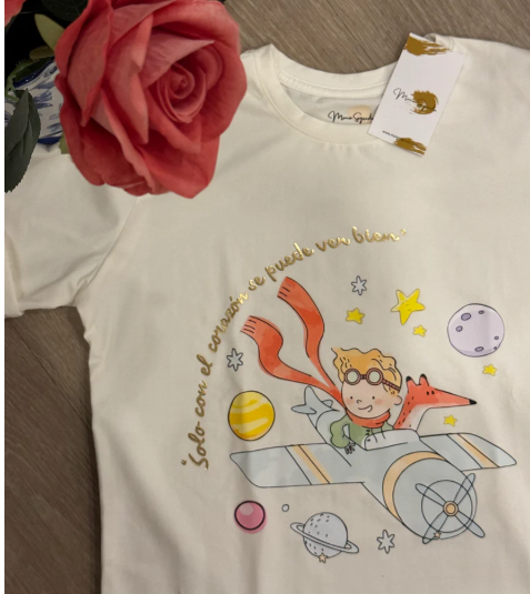 CAMISETA PRINCIPITO AVIÓN