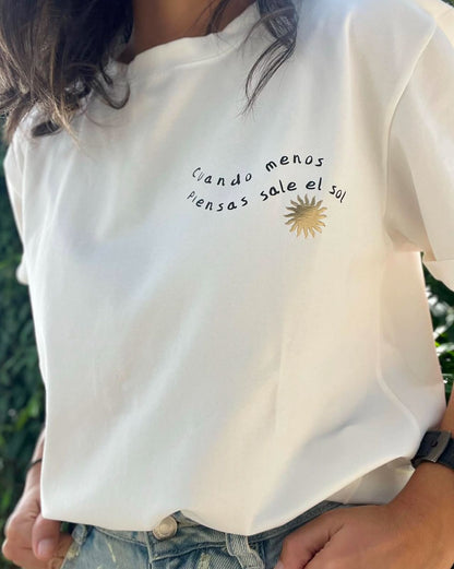 Camiseta del sol grande