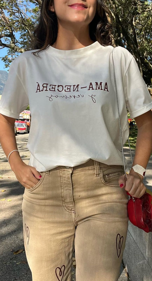 CAMISETA AMA-NECERA Y VEREMOS
