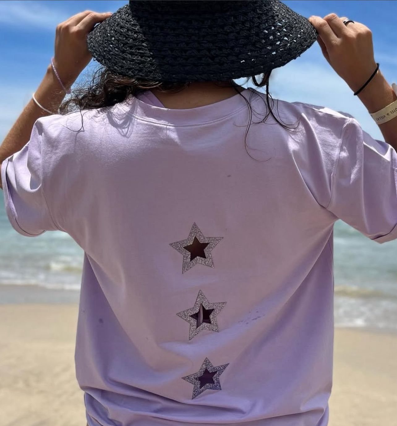 CAMISETA VAMOS A BAILAR LILA