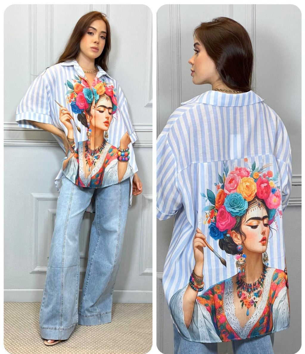CAMISA FRIDA KAHLO