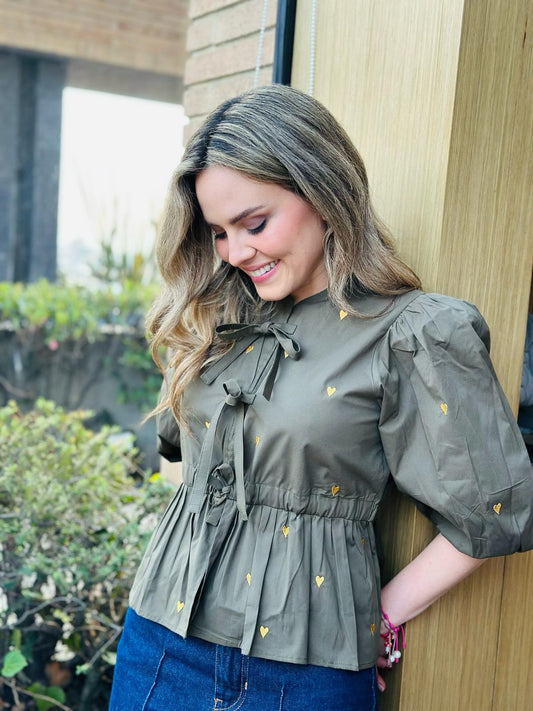 CAMISA NIZA COLORS VERDE